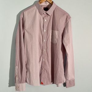 UNTUCKit Maurice Men’s L, Multi-Pattern Plaid & Stripes Long Sleeve Cotton Shirt